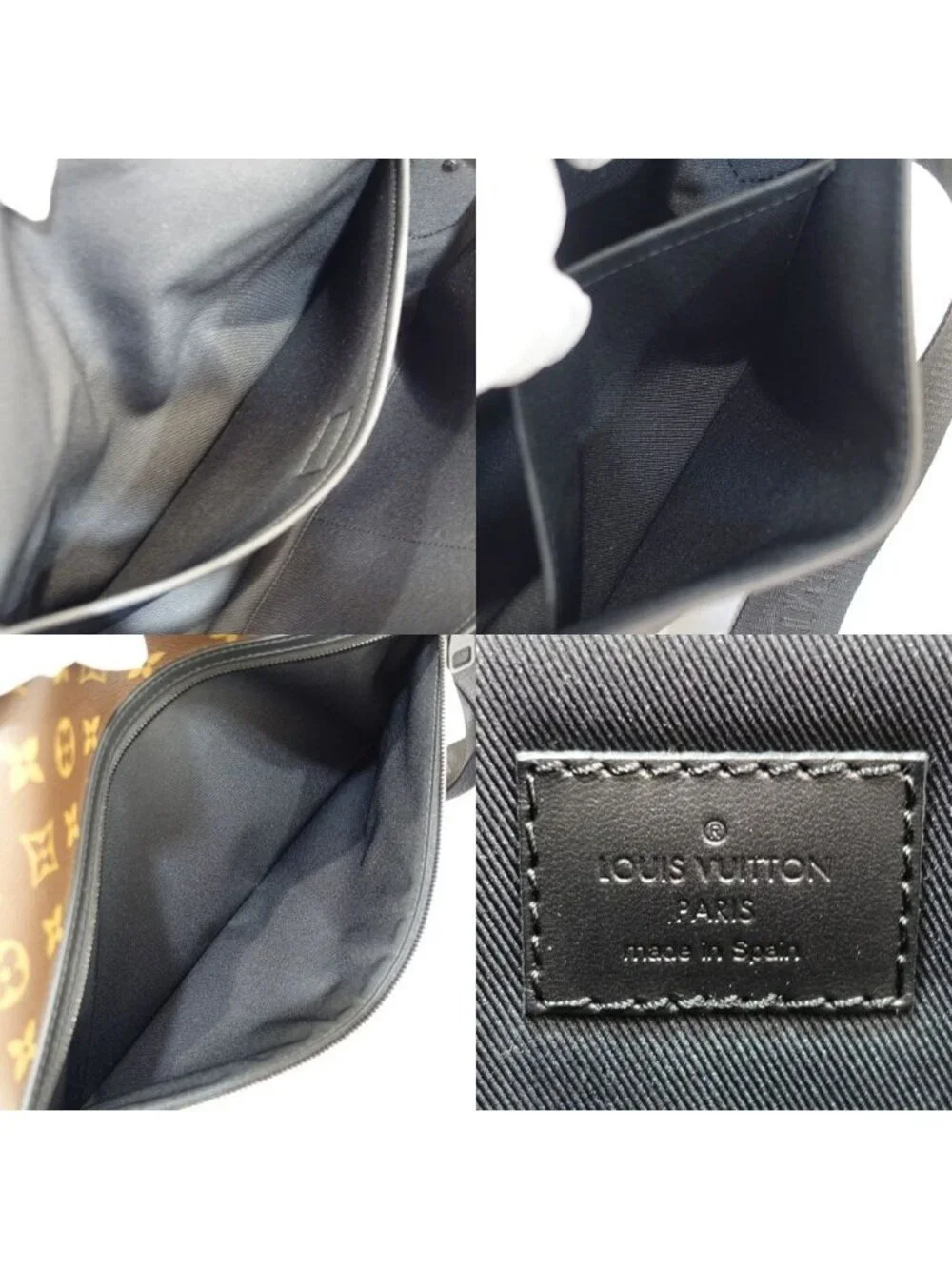 Louis Vuitton Arch Messenger Bag Monogram Masaka Black